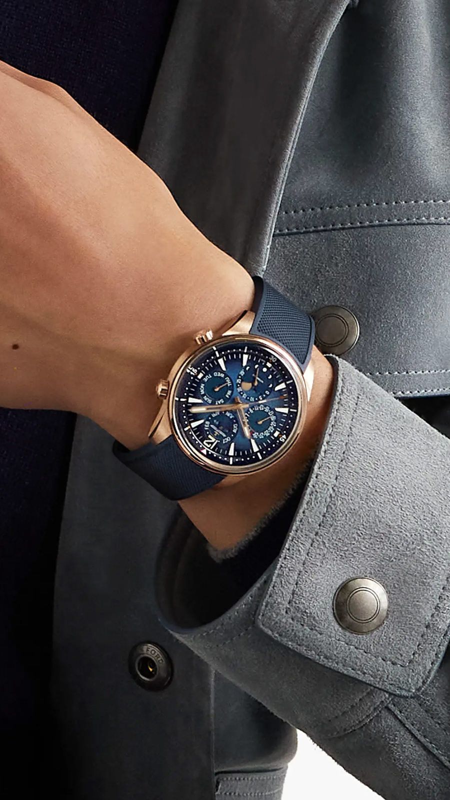 Jaeger-LeCoultre Polaris  Blue Dial 42 mm Automatic Watch For Men - 9
