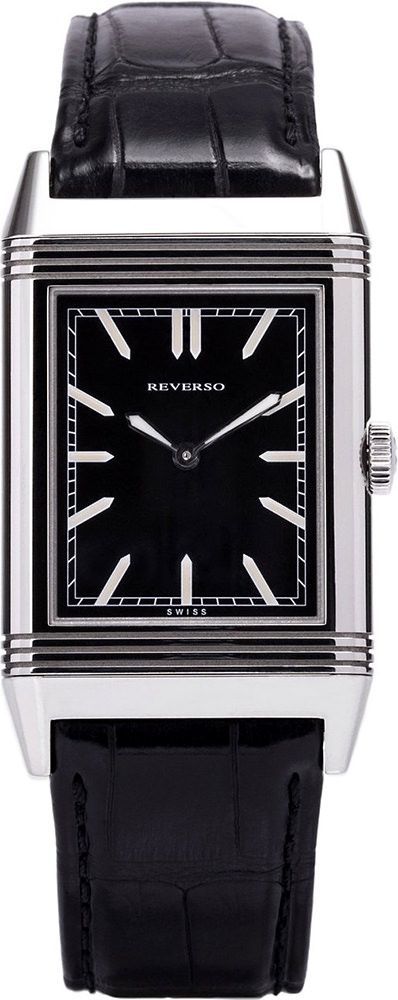 Jaeger-LeCoultre Reverso Ultra Thin Tribute To 1931 Black Dial 46 mm Automatic Watch For Men - 1