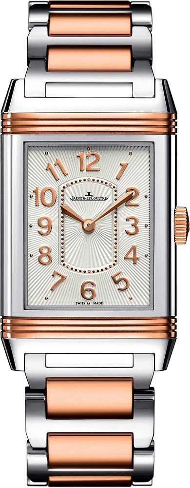 Jaeger-LeCoultre Reverso Lady Ultra Thin Silver Dial 40 mm Quartz Watch For Women - 1