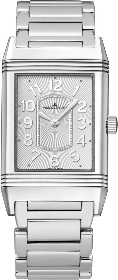 Jaeger-LeCoultre Reverso Lady Ultra Thin Silver Dial 24 mm Manual Winding Watch For Women - 1