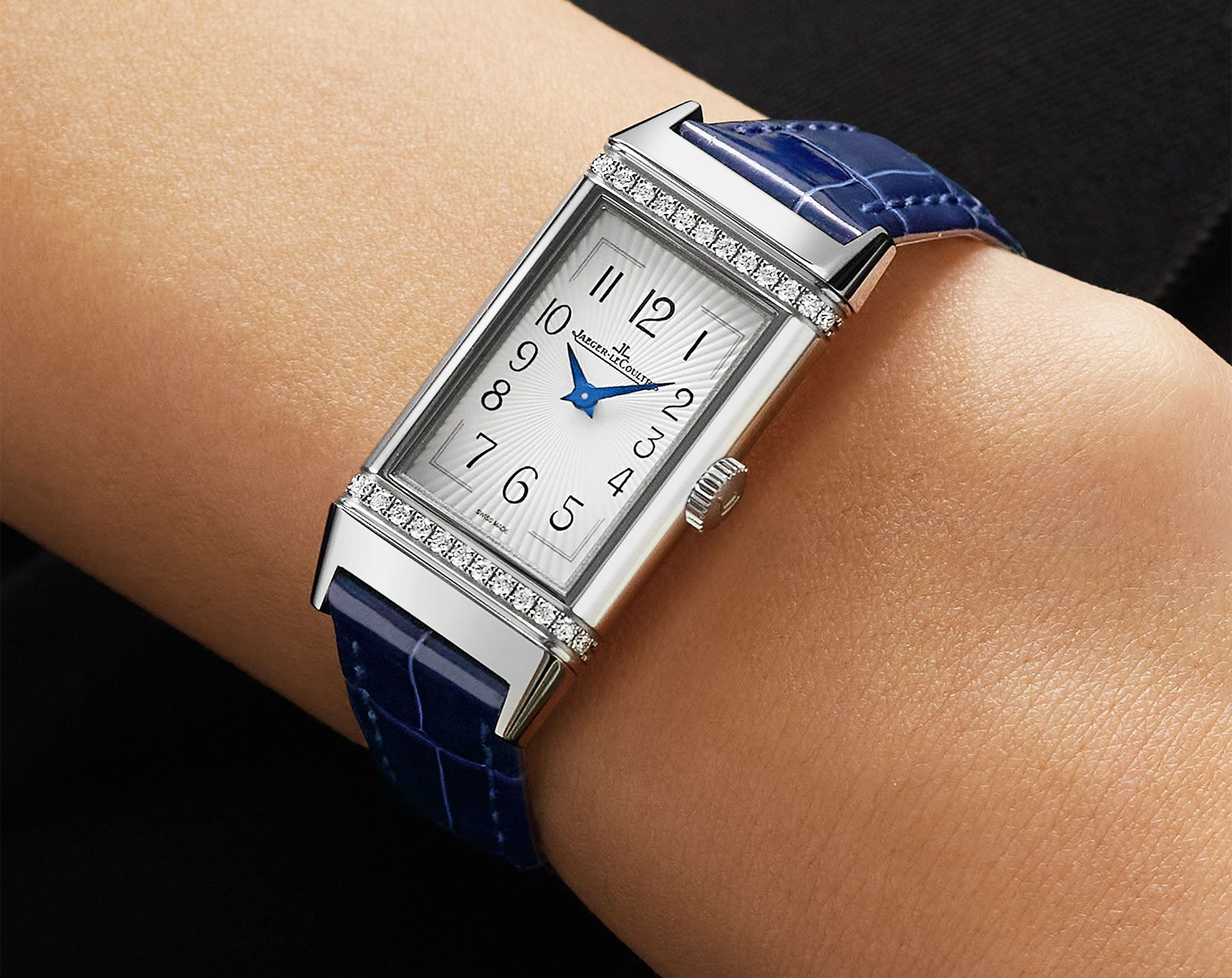 Jaeger-LeCoultre Reverso Reverso One Grey Dial 20 mm Quartz Watch For Women - 4