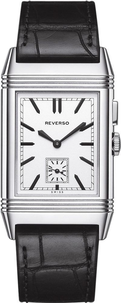 Jaeger-LeCoultre Reverso Ultra Thin Duoface Silver Dial 47 mm Automatic Watch For Men - 1