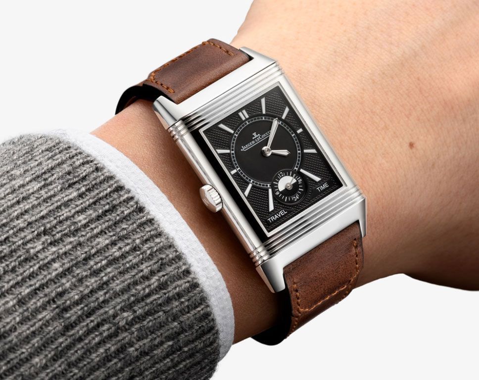 Jaeger-LeCoultre Reverso Reverso Classic Grey Dial 28.3 mm Manual Winding Watch For Men - 9