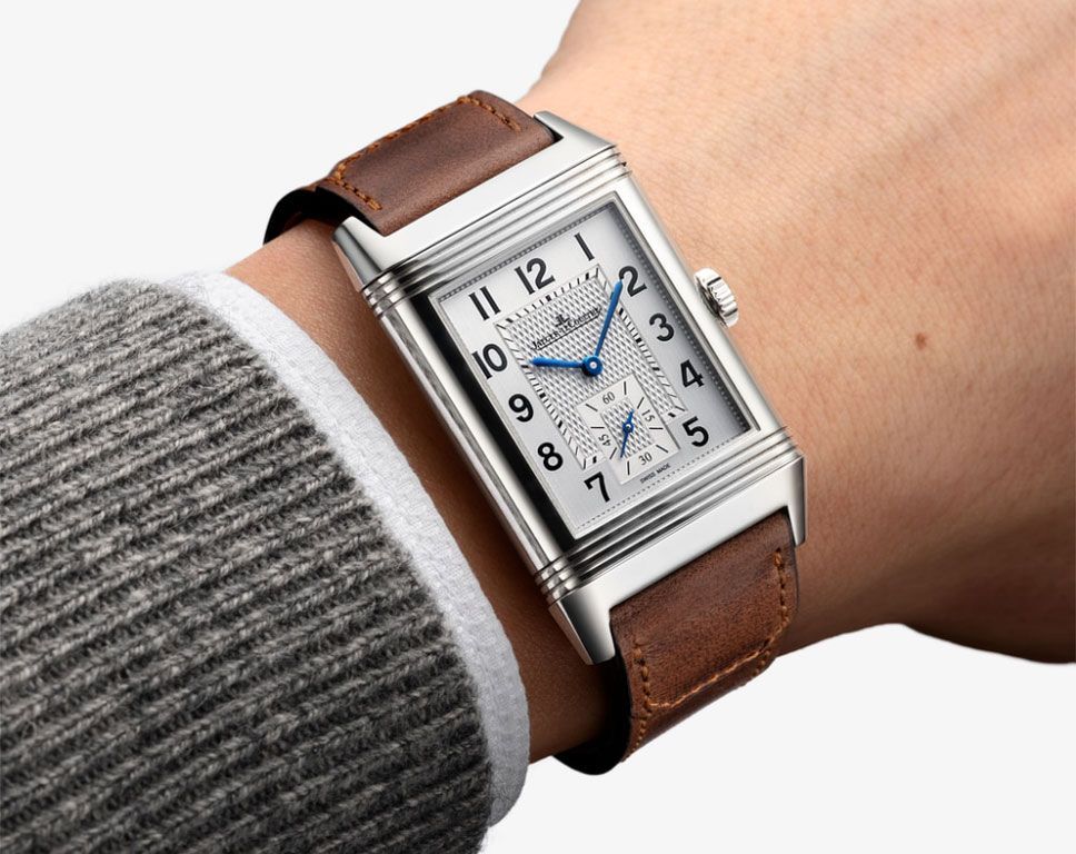 Jaeger-LeCoultre Reverso Reverso Classic Grey Dial 28.3 mm Manual Winding Watch For Men - 8