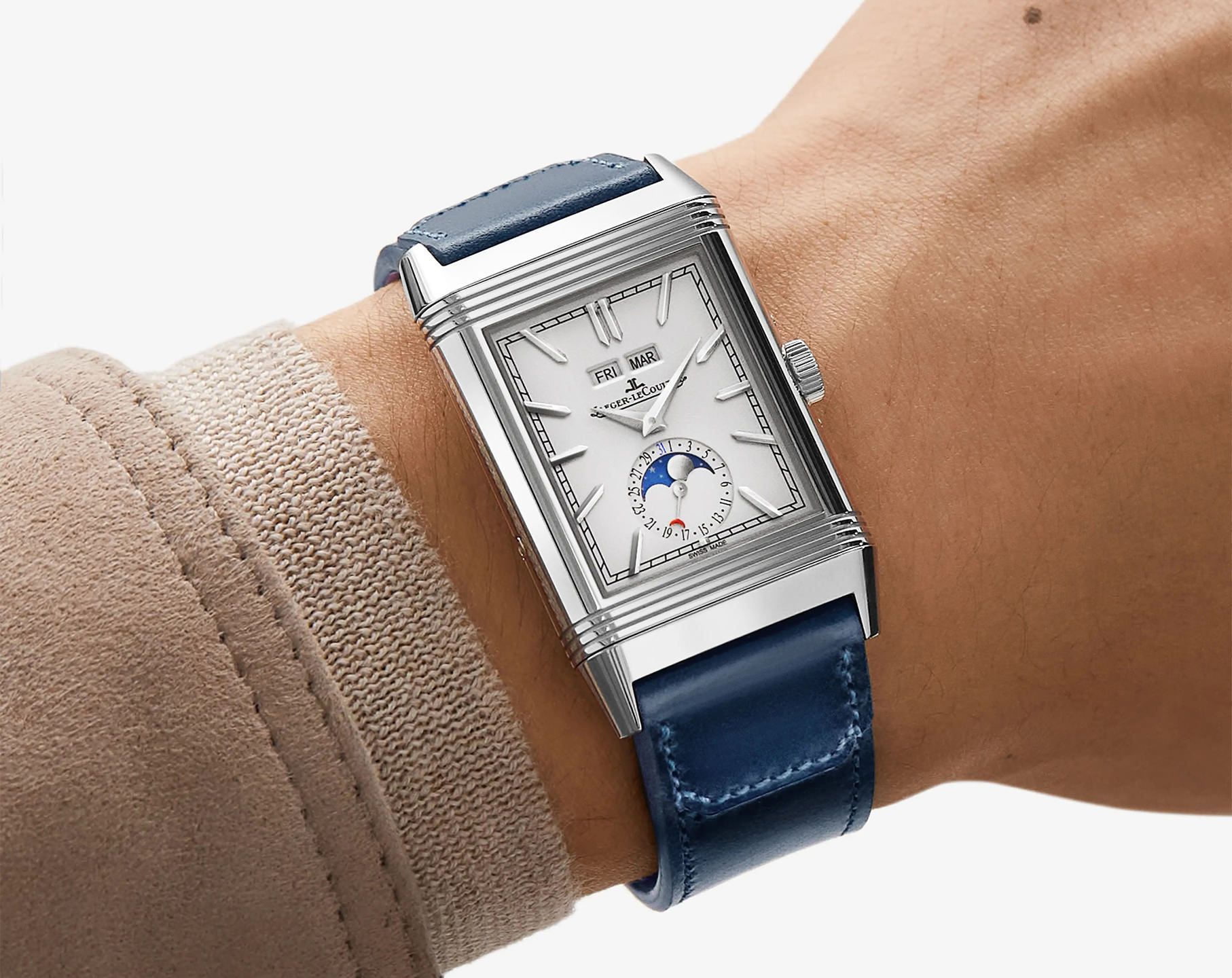 Jaeger-LeCoultre Reverso Reverso Tribute Silver Dial 29.9 mm Manual Winding Watch For Men - 9