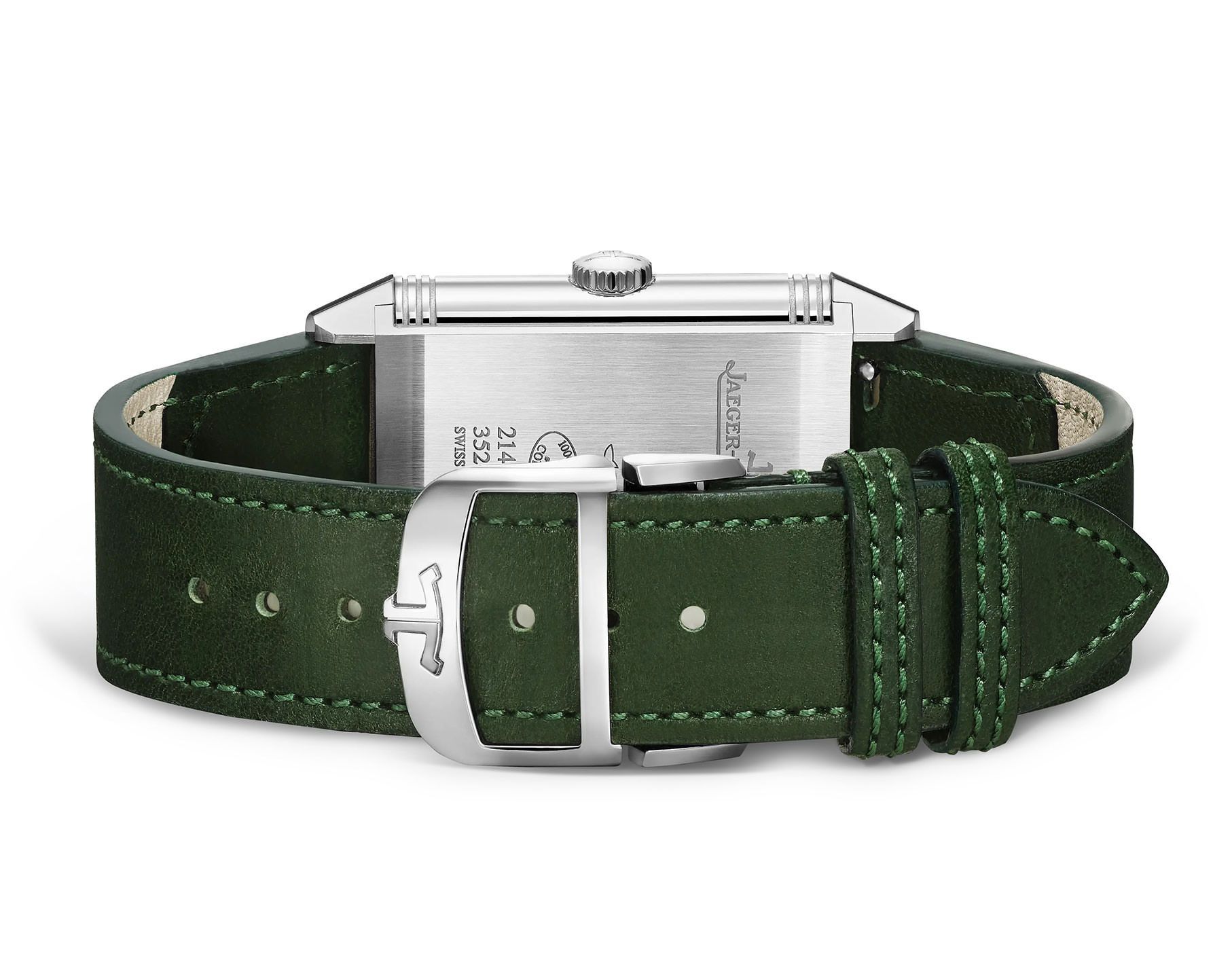 Jaeger-LeCoultre Reverso Reverso Tribute Green Dial 27.4 mm Manual Winding Watch For Men - 4