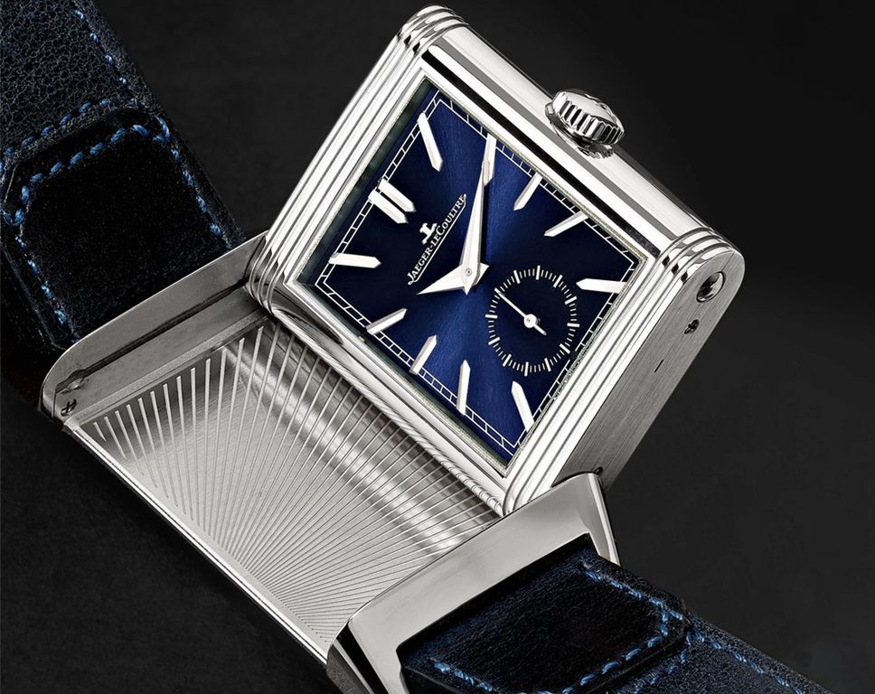 Jaeger-LeCoultre Reverso Tribute 28.3 mm Watch in Blue Dial