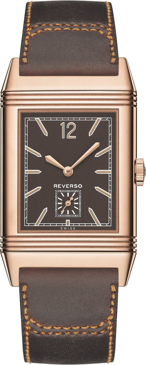 Jaeger-LeCoultre Reverso Ultra Thin 1931 Brown Dial 27 mm Manual Winding Watch For Men - 1