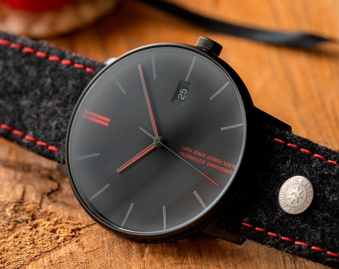 Junghans FORM FORM A Black Dial 39 mm Automatic Watch For Men - 5