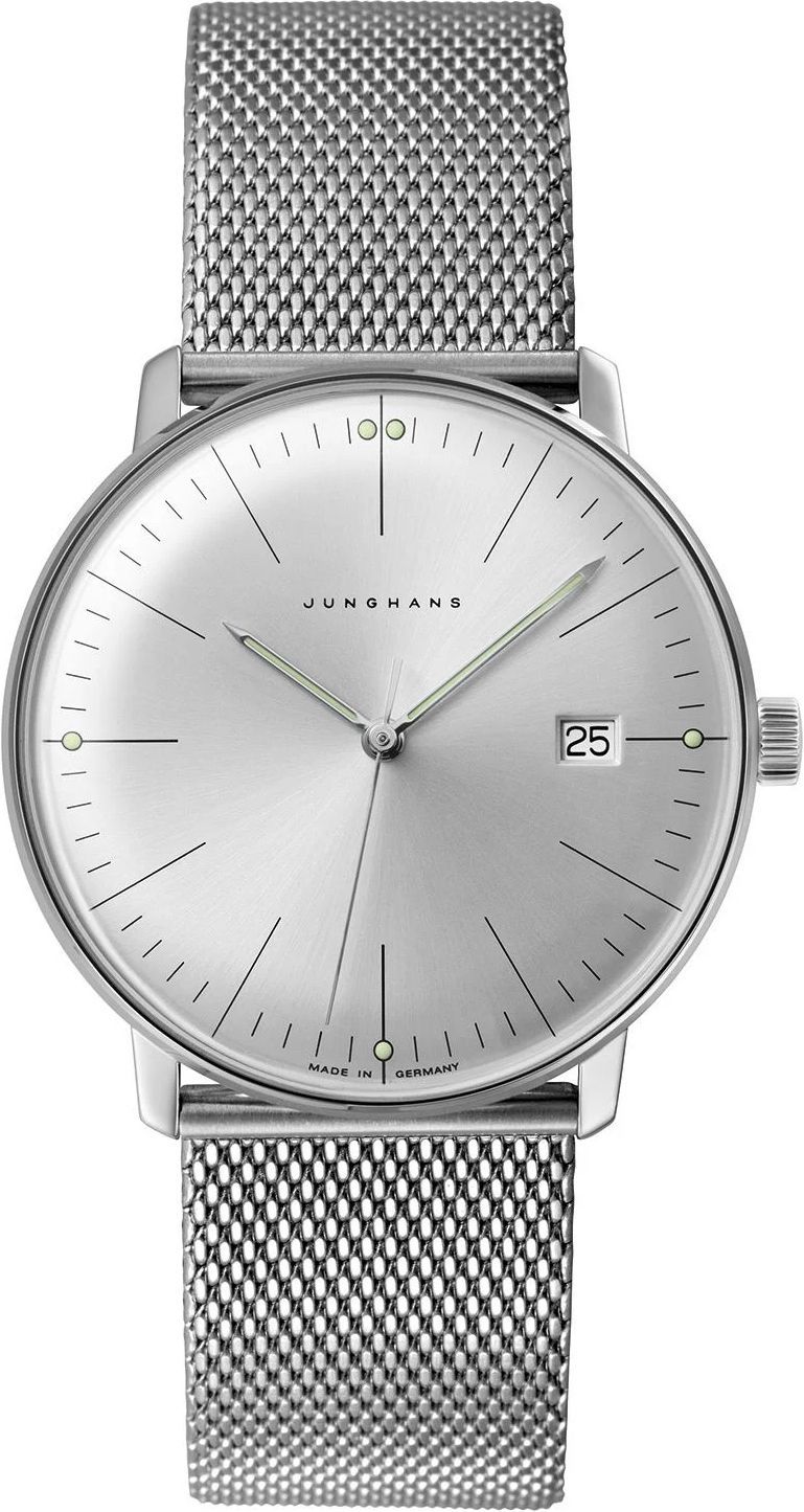 Junghans max bill Quartz 38 mm Watch in Silver Dial For Men - 1