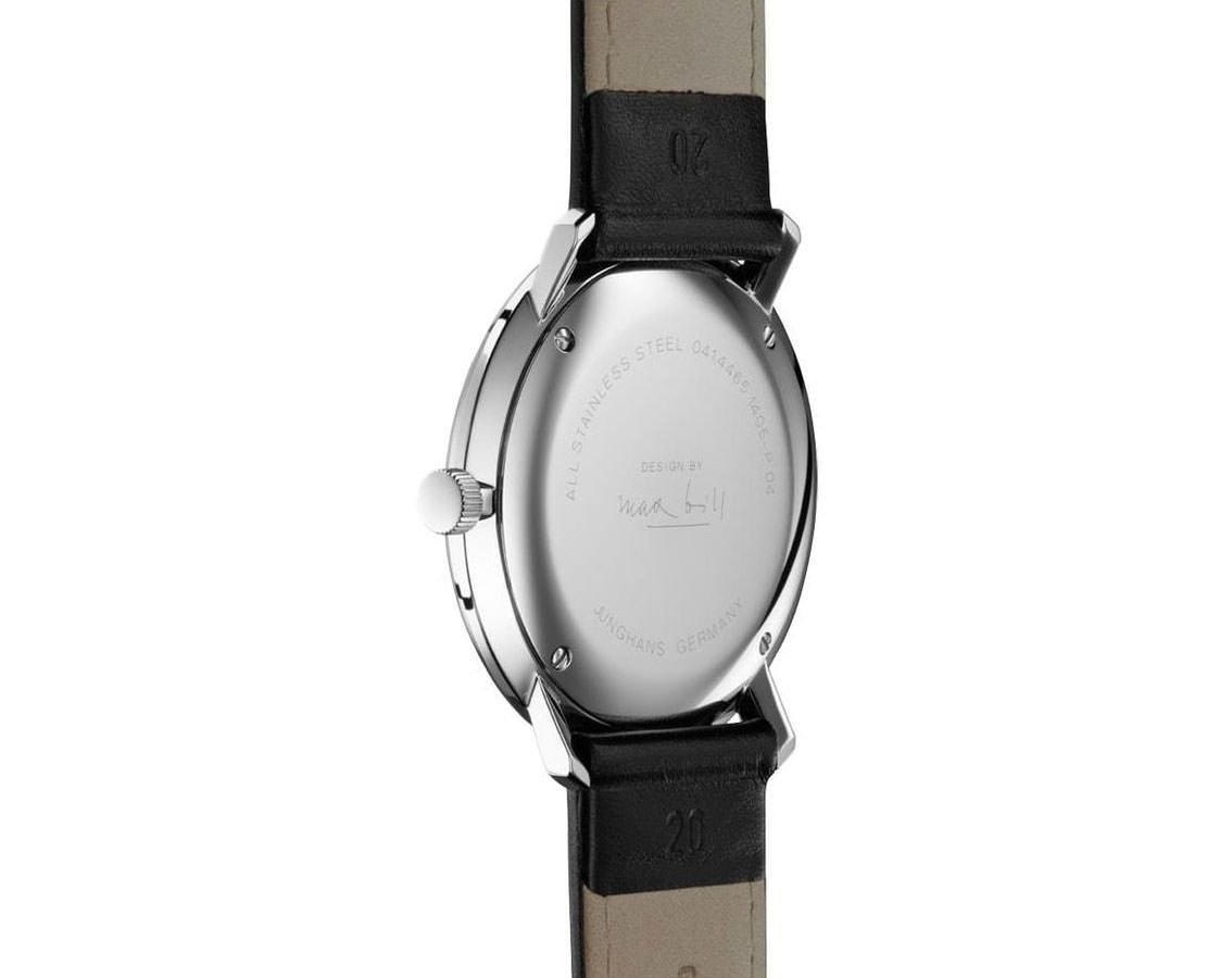Junghans max bill Quartz 38 mm Watch in Silver Dial For Men - 4