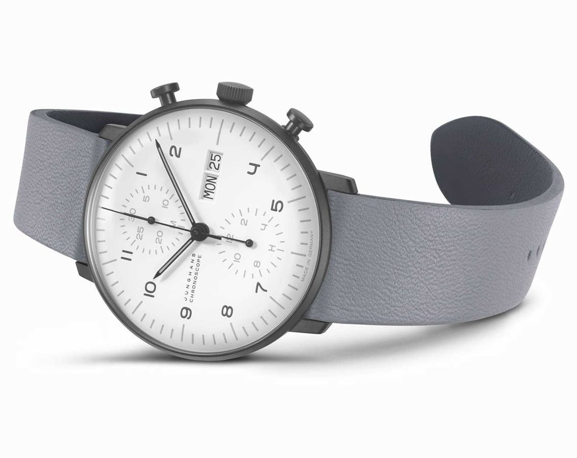 Junghans max bill max bill Chronoscope White Dial 40 mm Automatic Watch For Men - 3