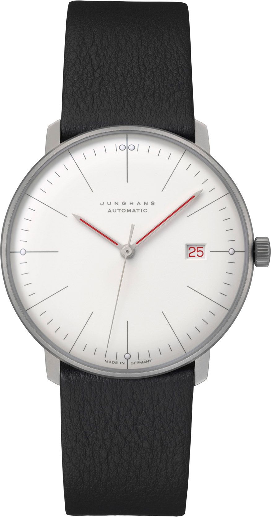 Junghans max bill Automatic Bauhaus 38 mm Watch in White Dial For Men - 1