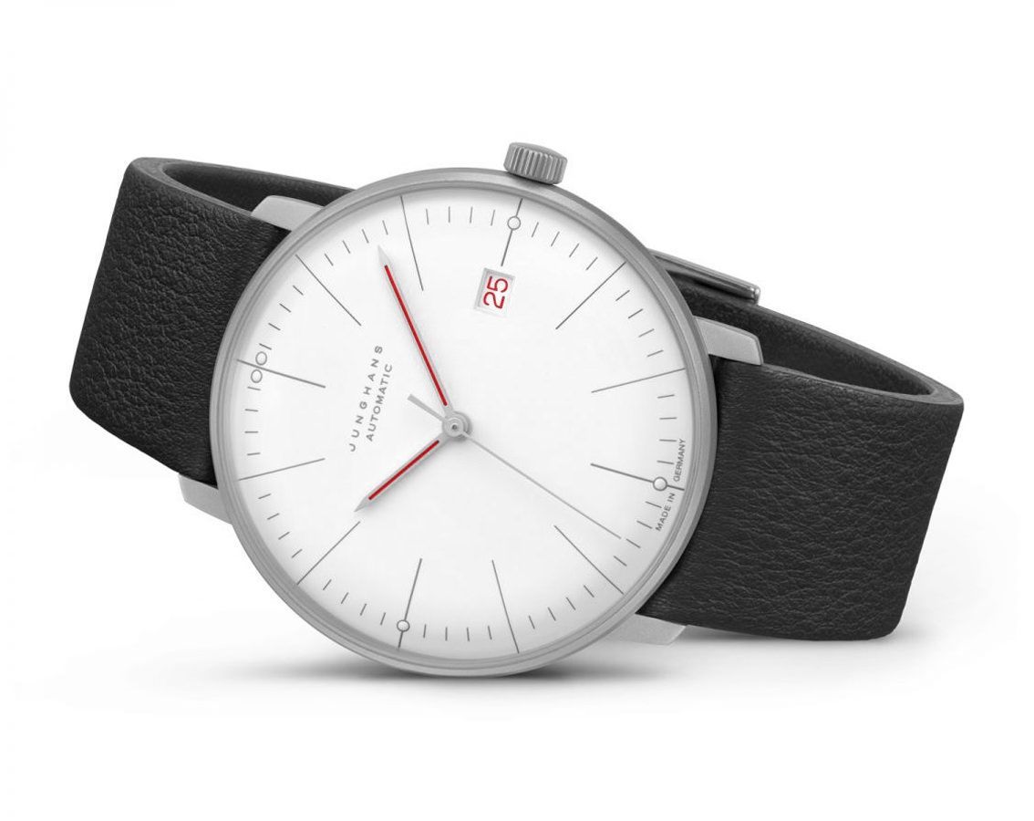 Junghans max bill Automatic Bauhaus 38 mm Watch in White Dial For Men - 5