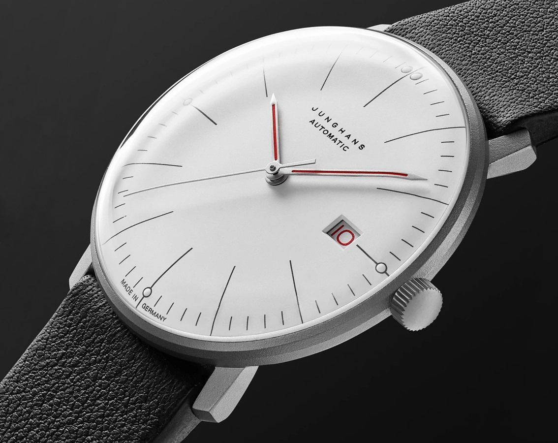 Junghans max bill Automatic Bauhaus 38 mm Watch in White Dial For Men - 2