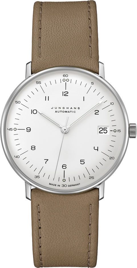 Junghans max bill Kleine Automatic 34 mm Watch in Silver Dial For Men - 1