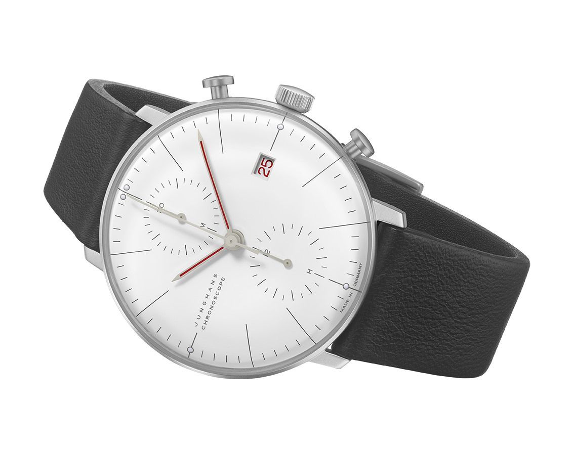 Junghans max bill max bill Chronoscope White Dial 40 mm Automatic Watch For Men - 4