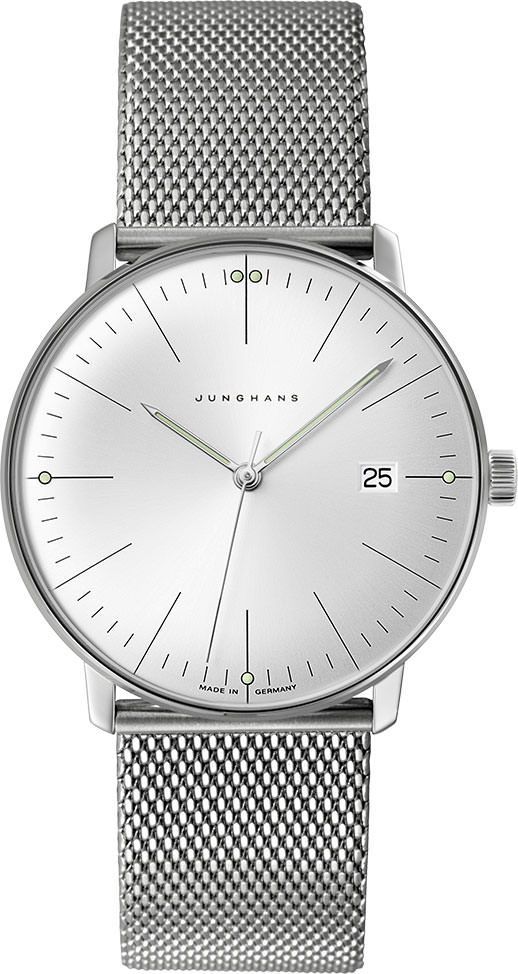 Junghans max bill 38 mm Watch in Silver Dial
