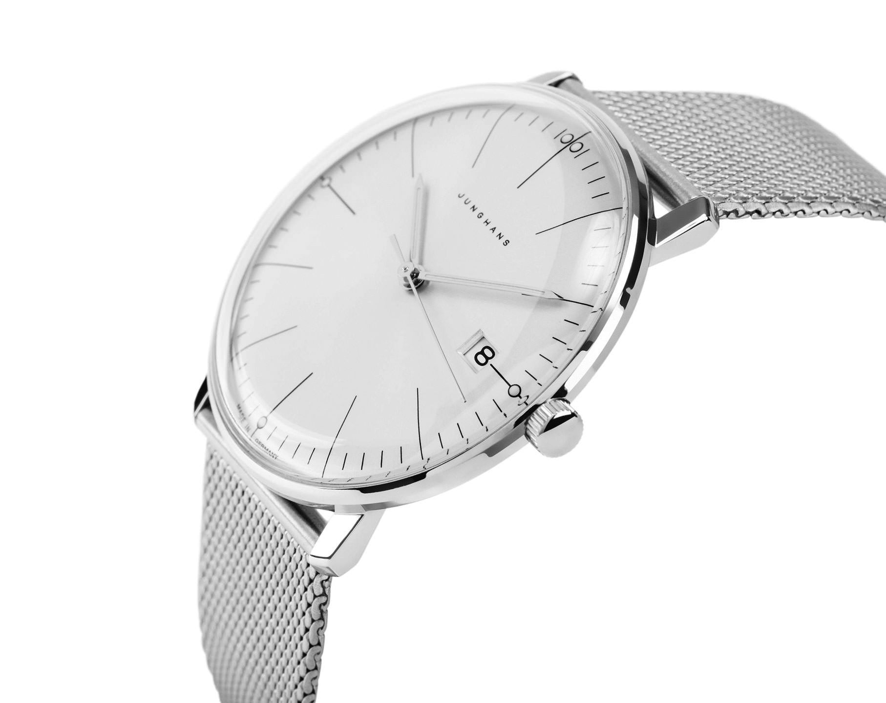 Junghans  38 mm Watch in Silver Dial For Men - 4