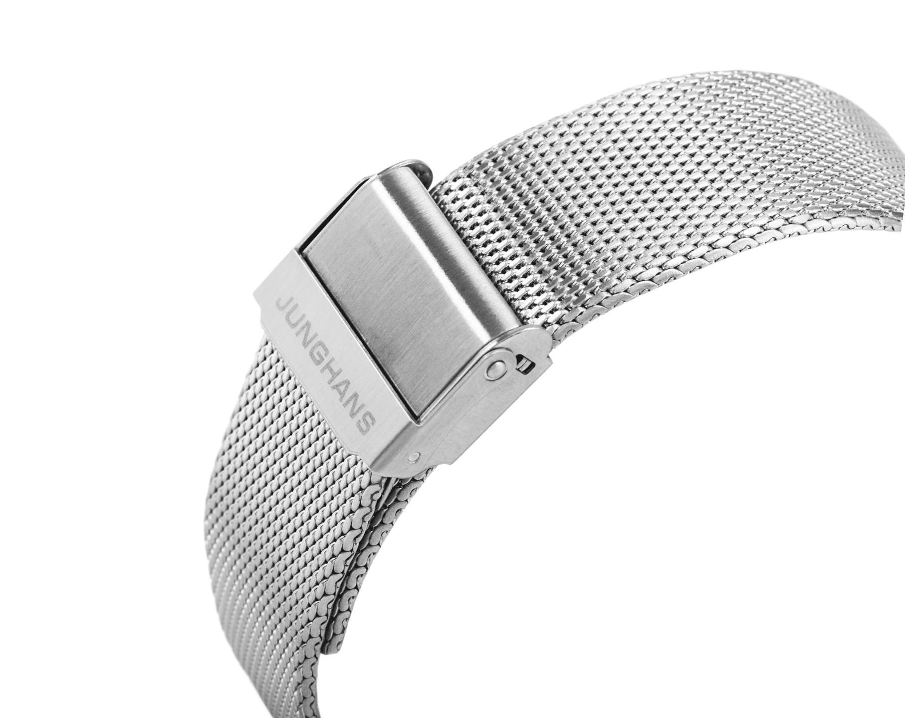 Junghans  38 mm Watch in Silver Dial For Men - 5