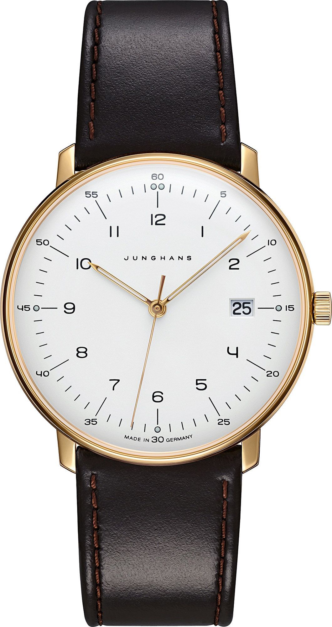 Junghans max bill  White Dial 38 mm Quartz Watch For Men - 1