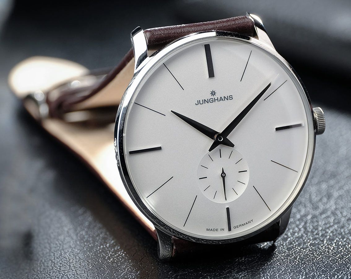 Junghans Meister Meister Hand Winding Silver Dial 37.7 mm Manual Winding Watch For Men - 5