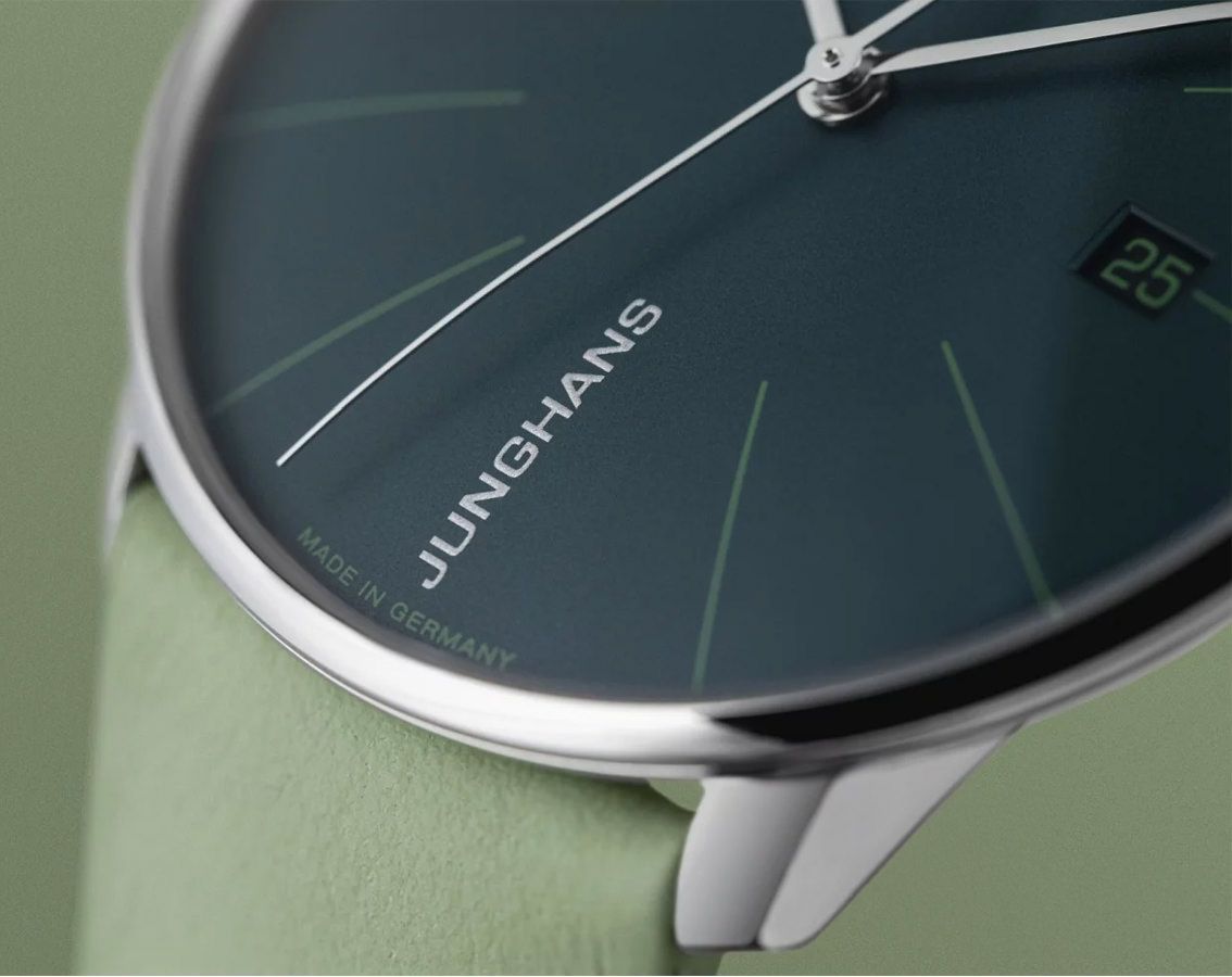 Junghans Meister Meister Automatic Green Dial 39.5 mm Automatic Watch For Men - 5