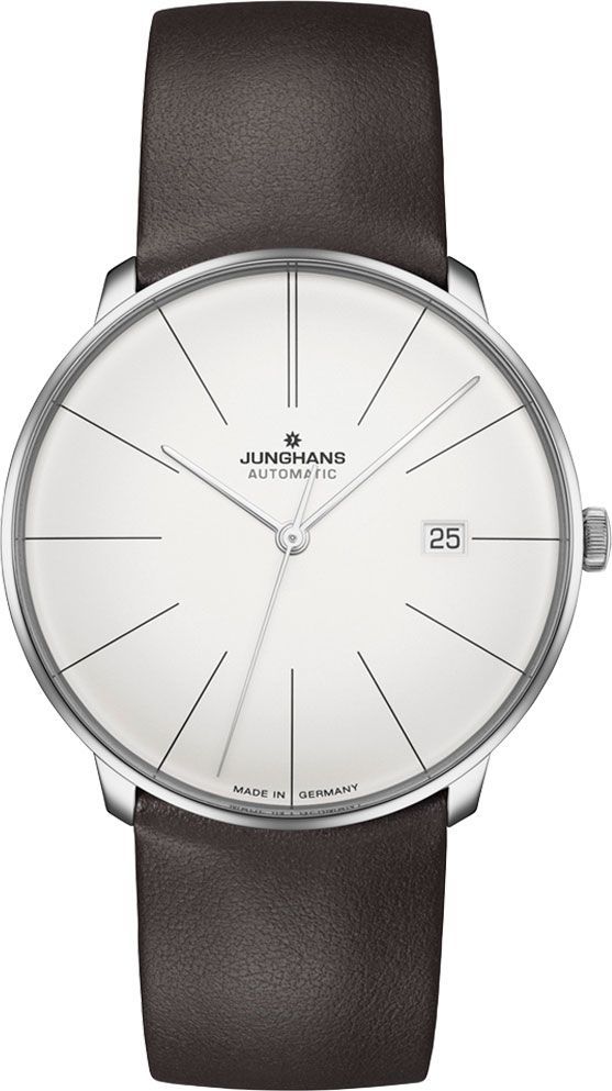 Junghans Meister fein Automatic 39.5 mm Watch in Silver Dial For Men - 1