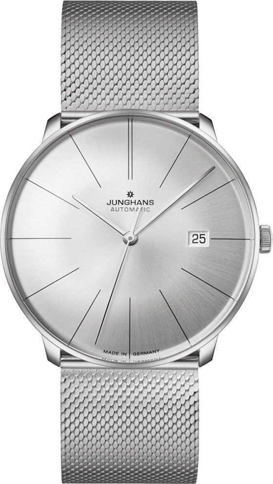 Junghans Meister fein Automatic Silver Dial 39.5 mm Automatic Watch For Men - 1