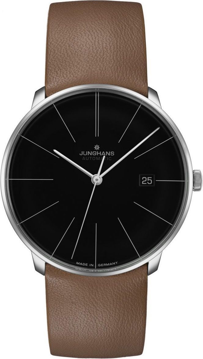 Junghans Meister Meister fein Automatic Black Dial 39.5 mm Automatic Watch For Men - 1