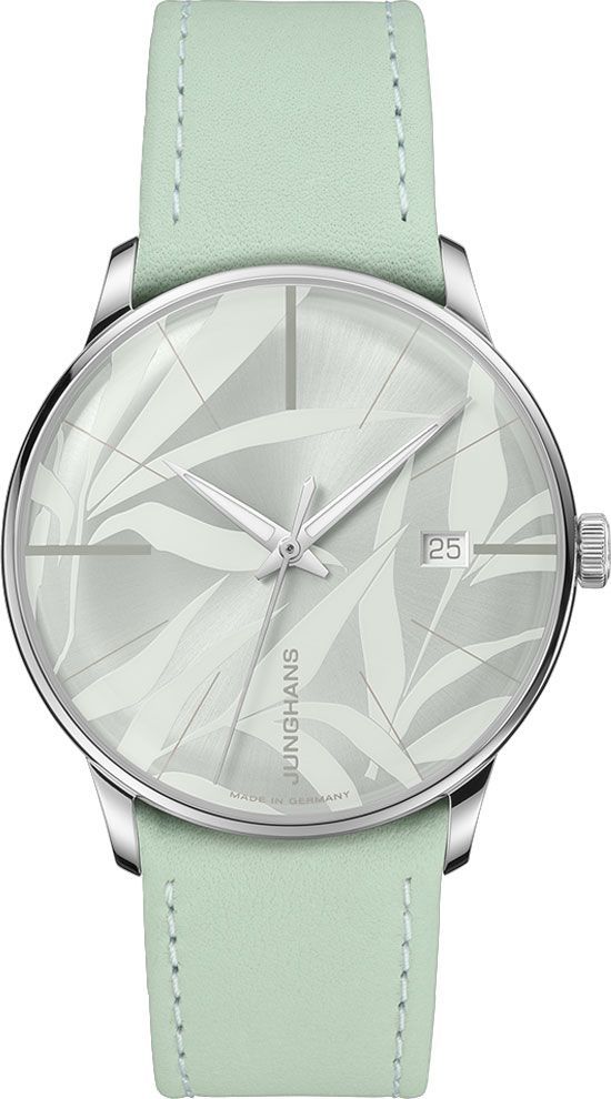 Junghans Meister Meister Automatic Silver Dial 38.4 mm Automatic Watch For Women - 1