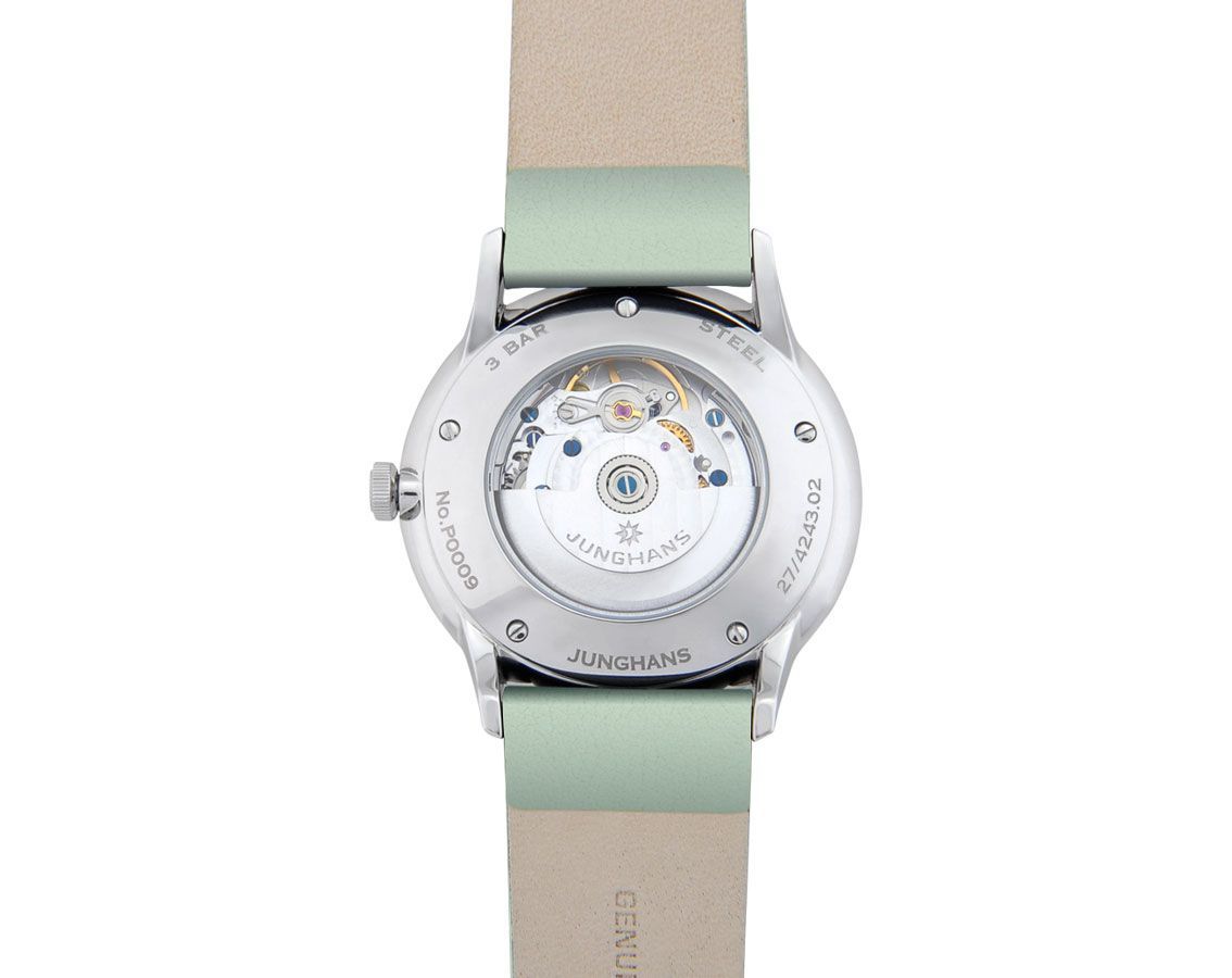 Junghans Meister Meister Automatic Silver Dial 38.4 mm Automatic Watch For Women - 2