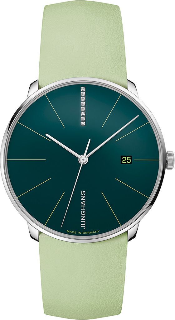 Junghans Meister Meister Automatic Green Dial 39.5 mm Automatic Watch For Men - 1