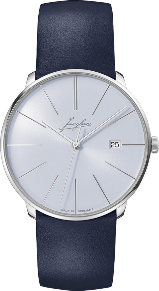 Junghans Meister Meister fein Automatic Blue Dial 39.5 mm Automatic Watch For Men - 1