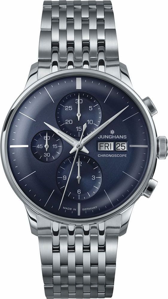 Junghans Meister  Blue Dial 40.7 mm Automatic Watch For Men - 1