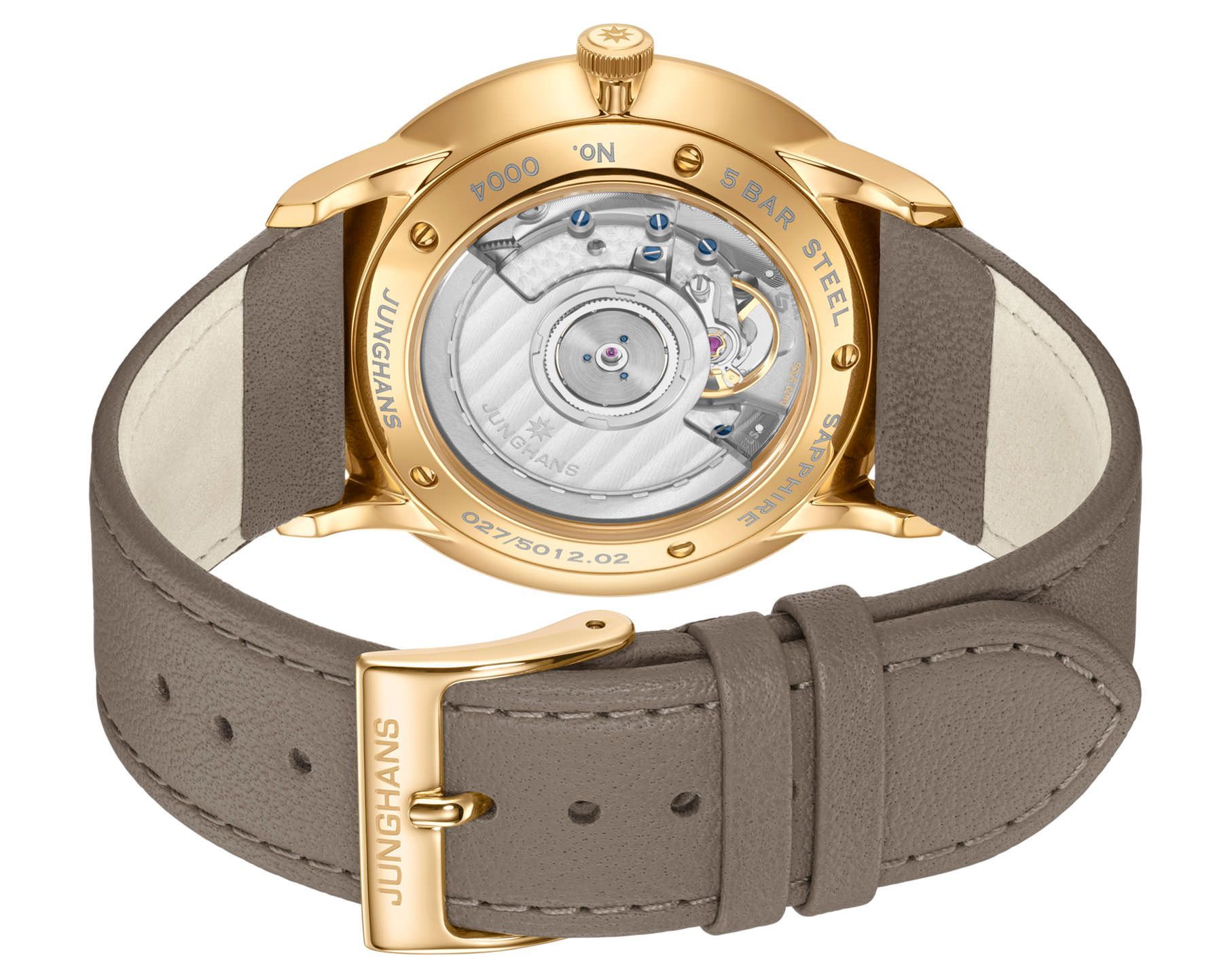 Junghans Meister Worldtimer 40.4 mm Watch in Silver Dial For Men - 4