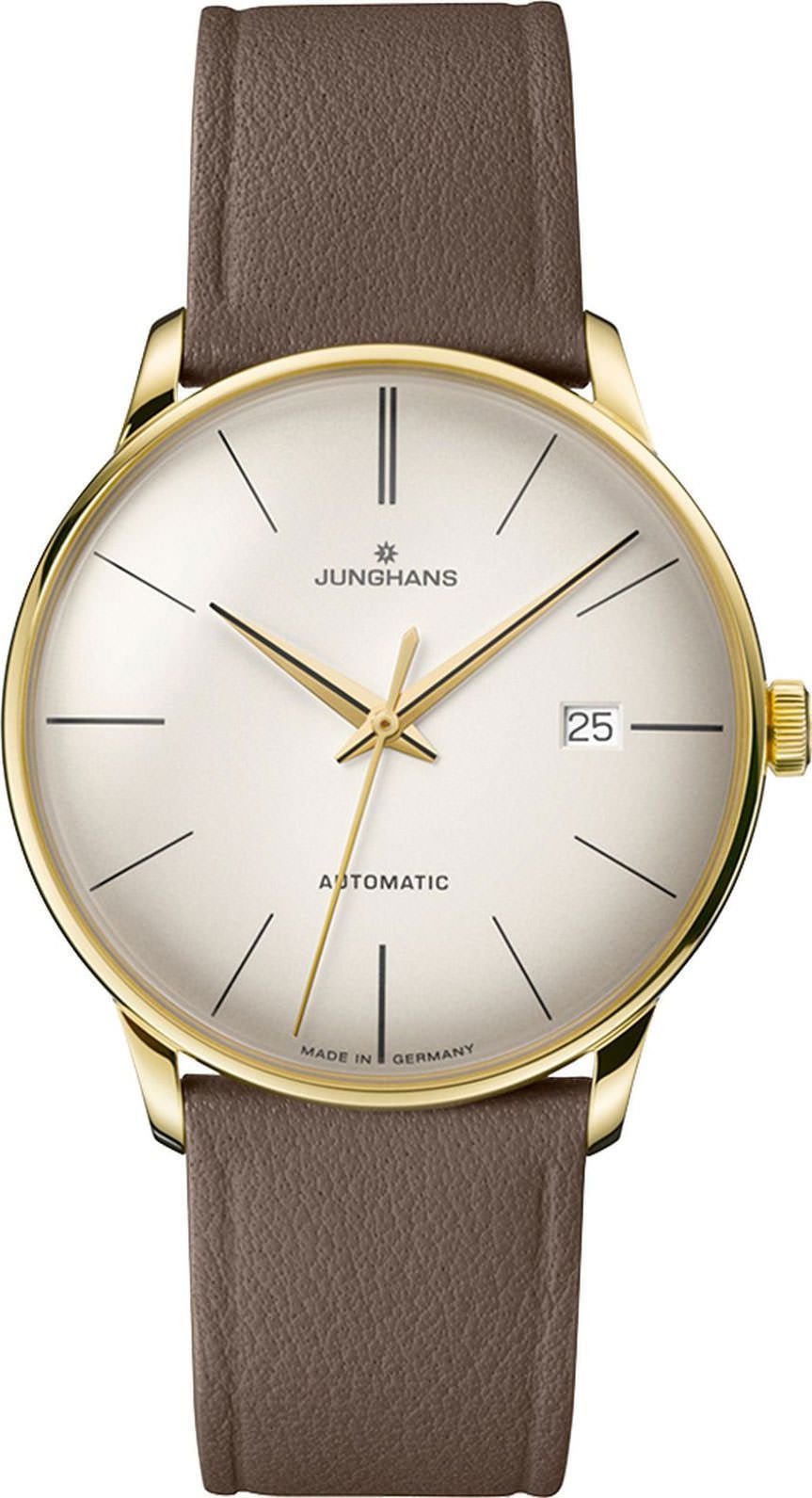 Junghans Meister Meister Automatic White Dial 38 mm Automatic Watch For Men - 1