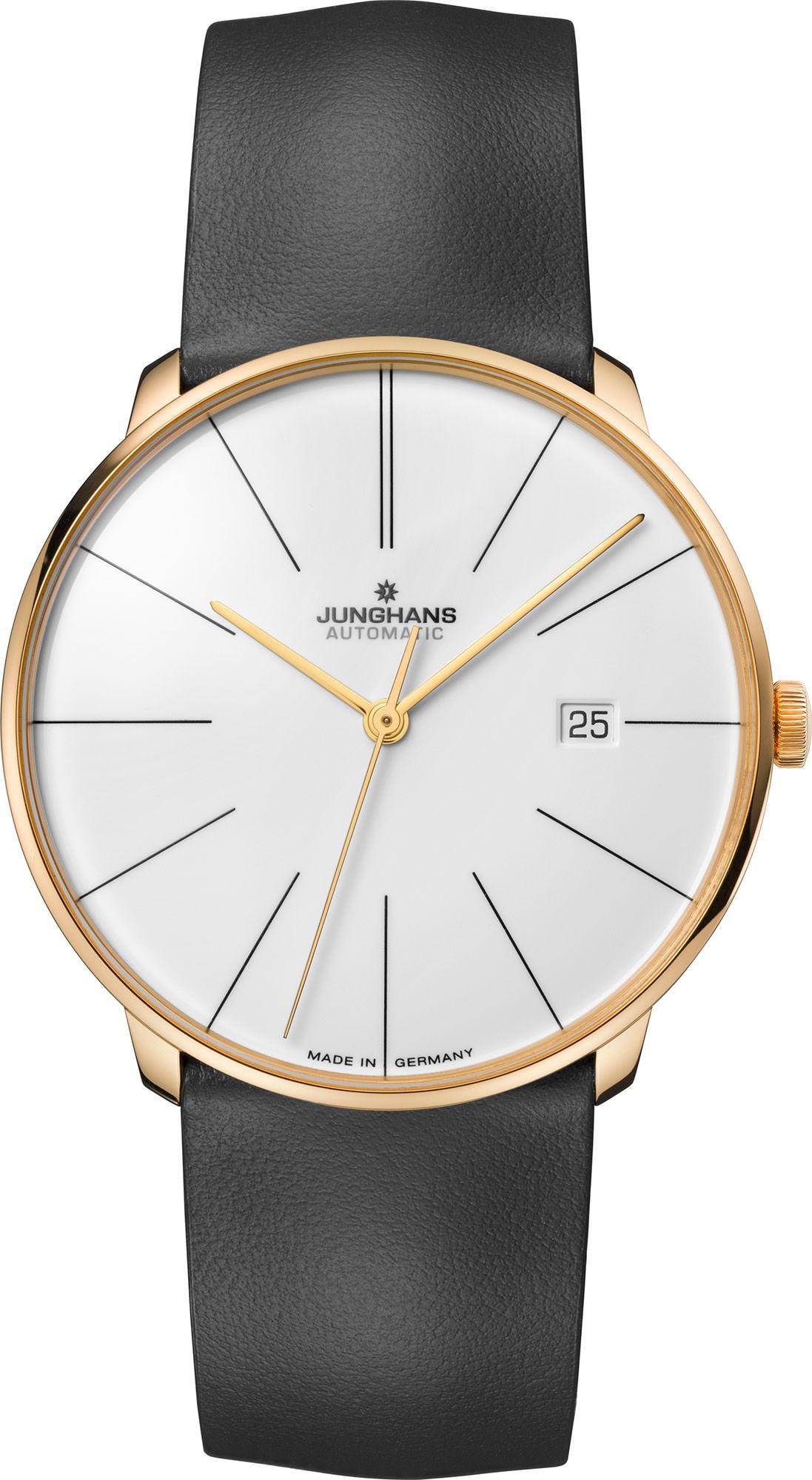 Junghans Meister fein Automatic 39.5 mm Watch in White Dial For Men - 1
