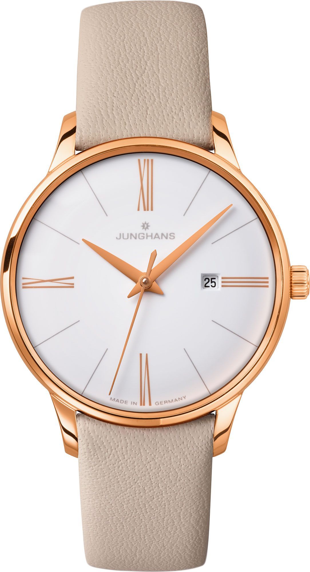 Junghans Meister  White Dial 30.8 mm Quartz Watch For Women - 1