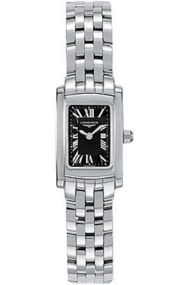 Longines Elegance Longines DolceVita Black Dial 20 mm Quartz Watch For Women - 1