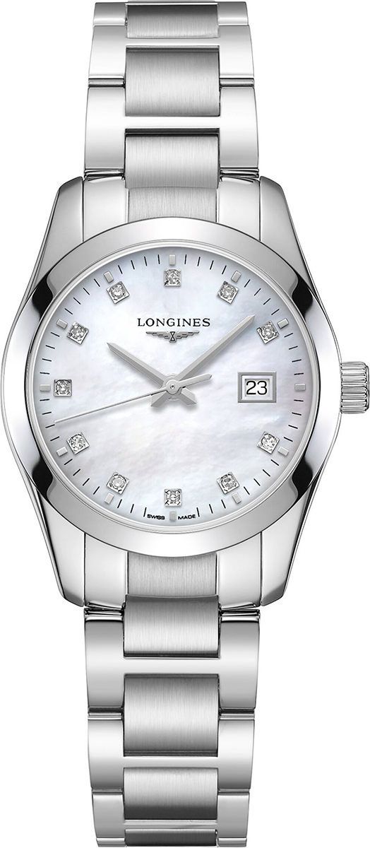 Longines Conquest Classic  MOP Dial 29.5 mm Quartz Watch For Women - 1