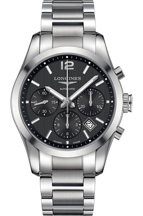 Longines Conquest Classic 41 mm Watch in Black Dial