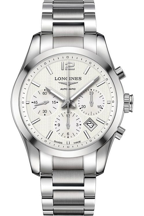 Longines Conquest Classic 41 mm Watch in Silver Dial