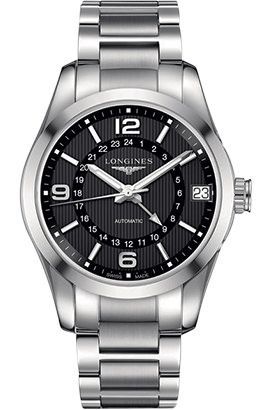 Longines Conquest  Black Dial 42 mm Automatic Watch For Men - 1