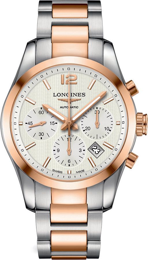 Longines Conquest Classic  Silver Dial 41 mm Automatic Watch For Men - 1