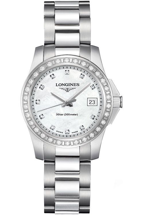 Longines Conquest  MOP Dial 30 mm Quartz Watch For Women - 1