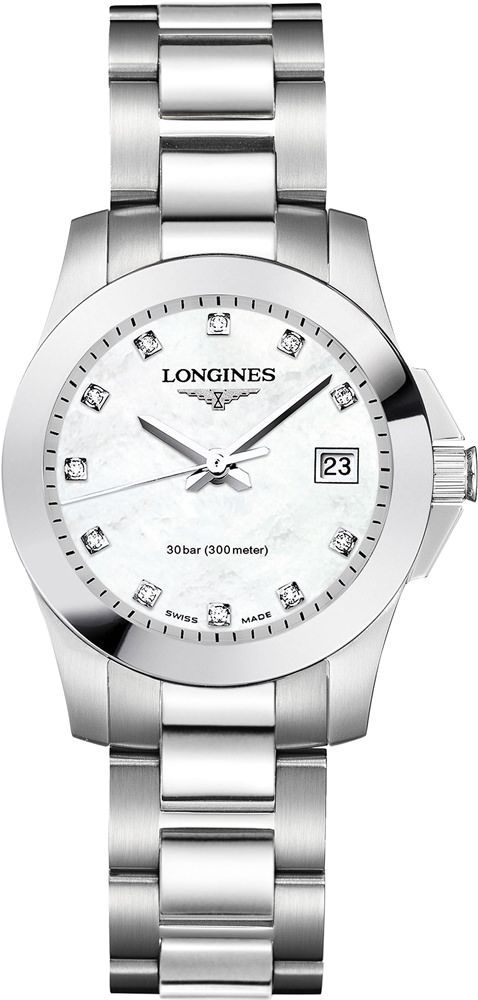 Longines Conquest  MOP Dial 29.50 mm Quartz Watch For Women - 1