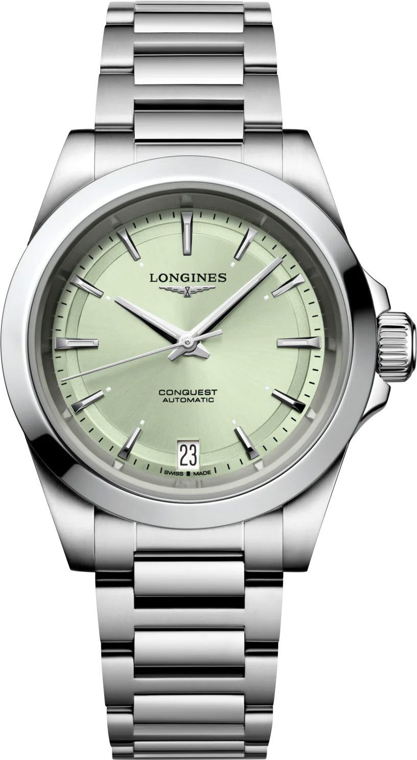 Longines Conquest Conquest Green Dial 34 mm Automatic Watch For Women - 1