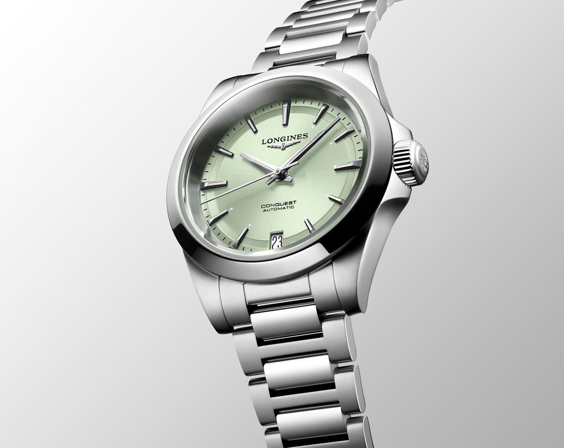 Longines Conquest Conquest Green Dial 34 mm Automatic Watch For Women - 5