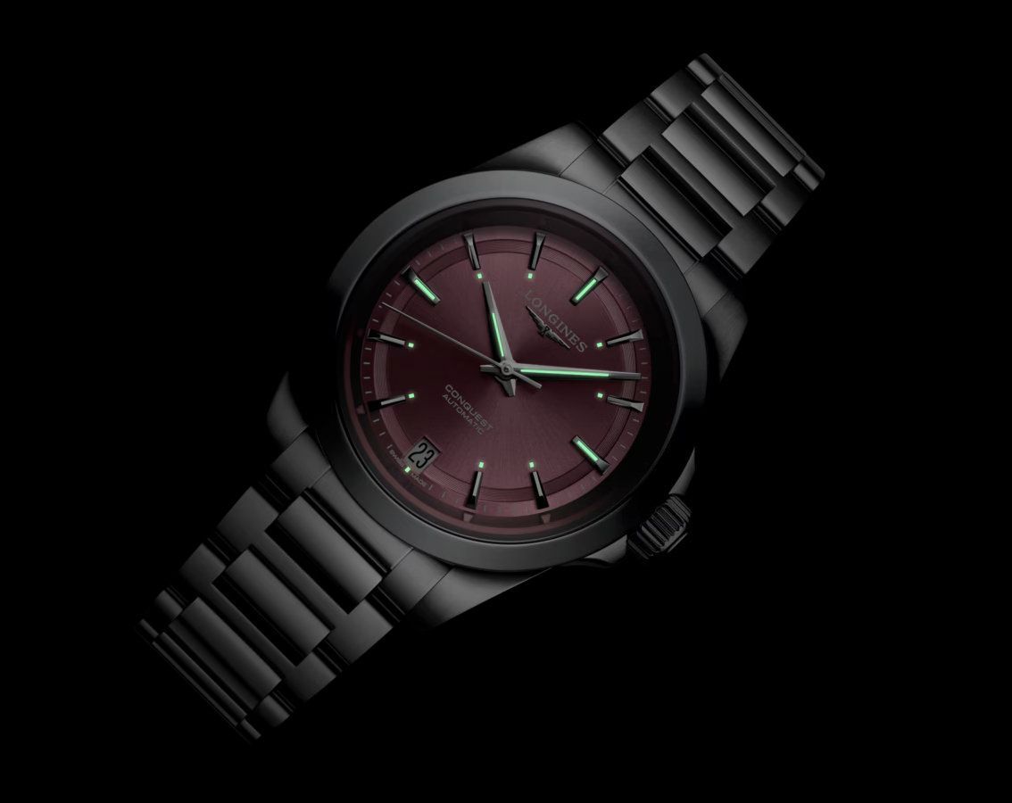 Longines Conquest Conquest Pink Dial 34 mm Automatic Watch For Women - 7